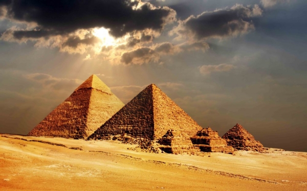 Giza Pyramids and Sphinx