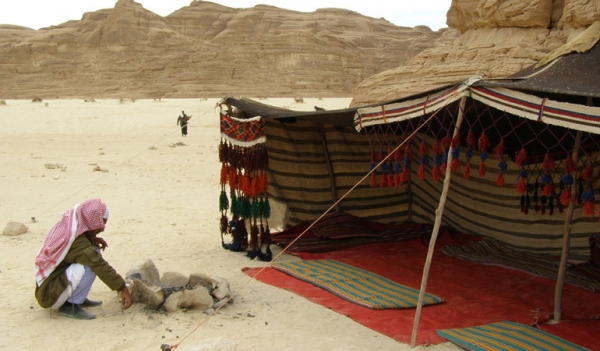 Sinai Desert Camel Day Trek to Matamir and Nawamis including Bedouin Lunch from Sharm el Sheikh